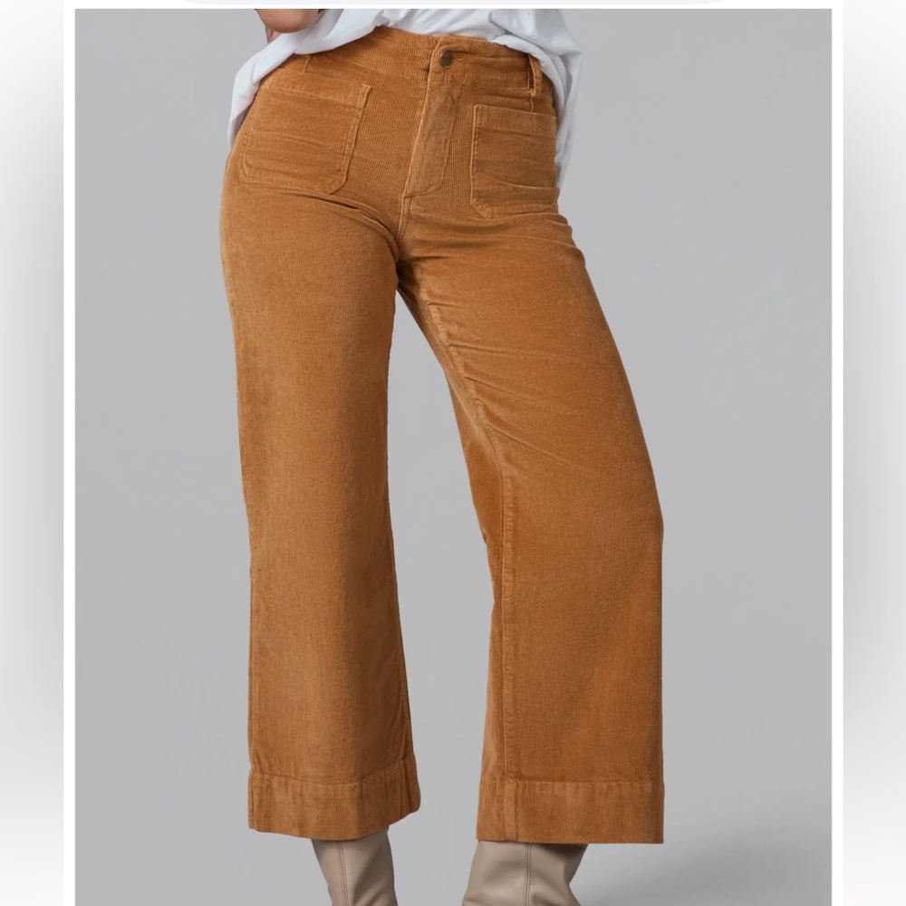 Lola Denim NWT Colette High Rise Wide Leg Jeans Suncloud Size 31